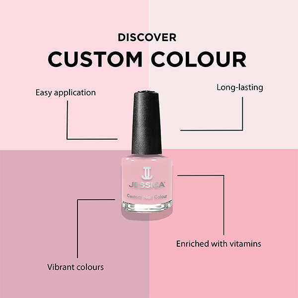 Custom colour nail polish infographic