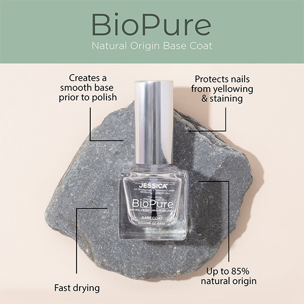 BioPure Base Coat Nail Polish infographic