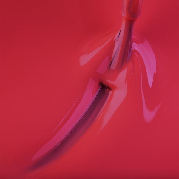 Pinatubo Passion Custom Colour nail polish brush swatch